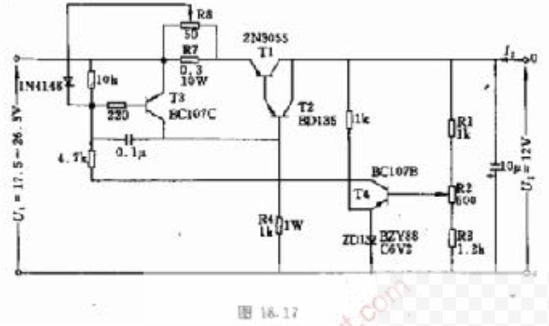 采用开关管设计12v,5A的稳压电路图